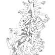 Totem. Projekt z dziedziny  R, sunek, R, sunek anatomiczn, Trad, c, jna ilustracja,  R i sunek atramentem użytkownika ZURSOIF Miguel Bustos Gómez - 19.11.2020