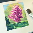 Plain Air. Un proyecto de Pintura gouache y Pintura de Ramona Wultschner - 19.12.2021