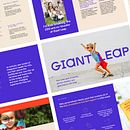 Pitch Deck for Giant Leap. Un proyecto de Br, ing e Identidad y Diseño de Katya Kovalenko - 01.02.2020