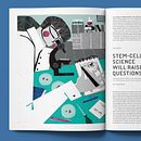 Health. Design, Traditional illustration, Editorial Design, and Editorial Illustration project by Fernando Cobelo - 04.14.2022