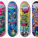 GUACALA SKATEBOARDS // MEXICO . Character Design, Digital Illustration, and Product Design project by Guacala Studio - 10.13.2023