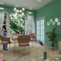 Mi Proyecto del curso: Iniciación al diseño de interiores. 3D, Architecture, Decoration, and Design project by Florencia Morales - 07.26.2020