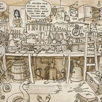 "The Ultimate Guide to Bike Mechanics"    Mi Proyecto del curso: El arte del sketching: transforma tus bocetos en arte Ein Projekt aus dem Bereich Skizzenentwurf, Comic, Zeichnung und Traditionelle Illustration von Spaska P - 14.09.2020