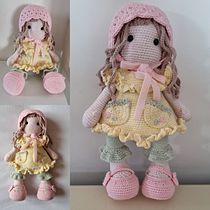 Mon projet du cours : Fabrication de poupées amigurumis romantiques. Arts, Crafts, To, Design, Fiber Arts, Crochet, Amigurumi, and Textile Design project by isaparente.ip - 04.25.2023