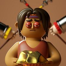Mi Proyecto del curso: Creación de autorretratos en 3D para redes sociales con Cinema 4D. 3D, 3D Modeling, and 3D Character Design project by Abad Ponce Morales - 06.18.2022