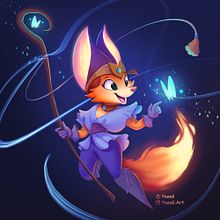 My project for course: Fantasy Character Design in Procreate. Een project van Ontwerp van personages, Digitale tekening, Digitale illustratie,  Digitaal schilderij y Traditionele illustratie van Yaeeli Segal-Barnatan - 12.10.2024