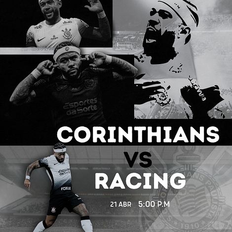 Flyer Promocional: Memphis Depay y Corinthians – Partido