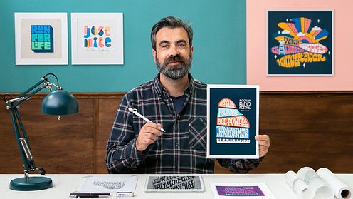 Lettering: las claves del estilo interlock americano