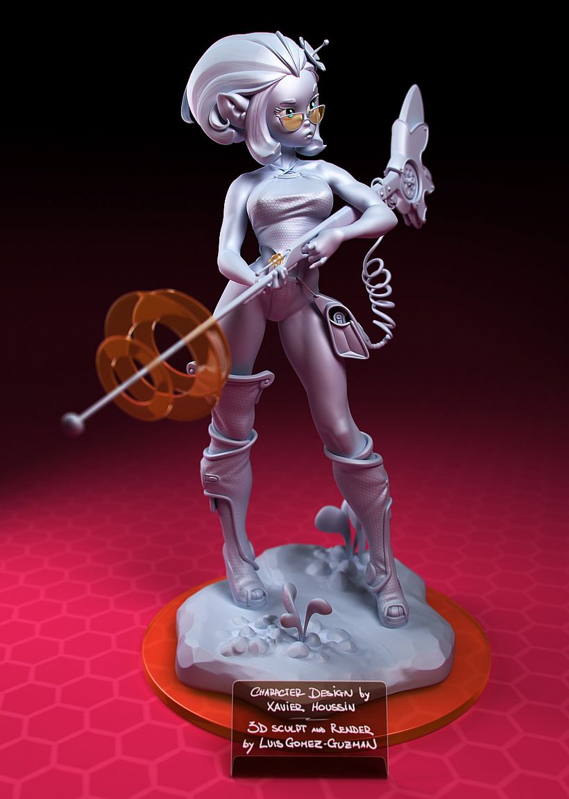 Sci-fi Pinup 6