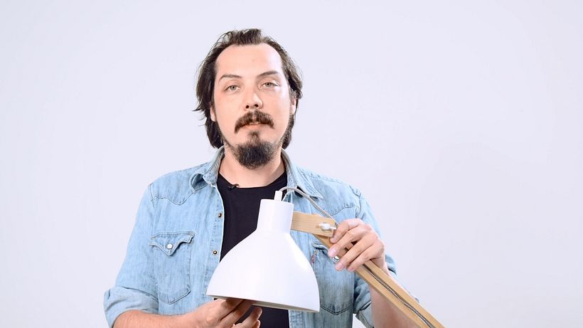 A desk lamp is fine
