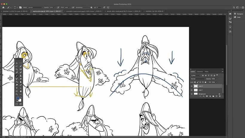 Character Design Tutorial: How to Draw Facial Expressions 7