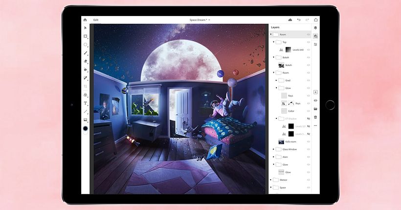 O Photoshop para iPad tem algumas limitações em comparação com sua versão para desktop